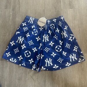 Bravest Studios Blue NYC Mesh Shorts